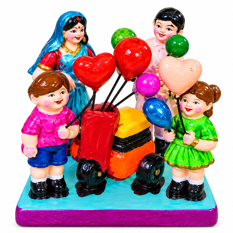 erracotta Balloon Shop Golu Dolls Set – Handmade Navaratri Golu Collection