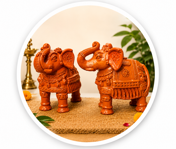 Elephant & Horses