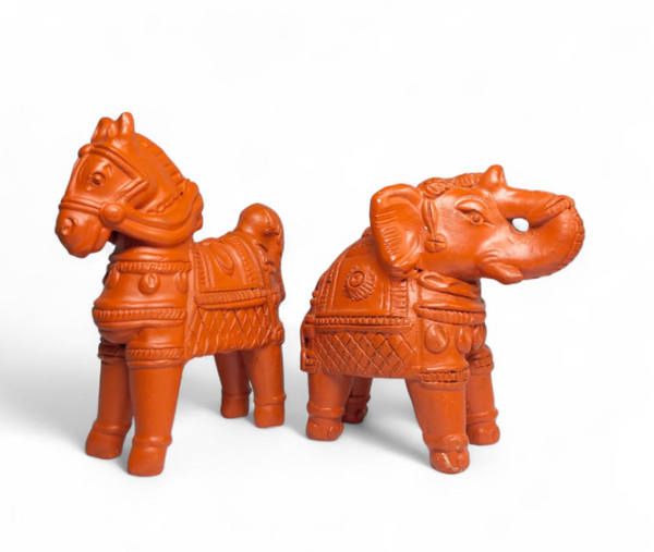 Elephant & Horses